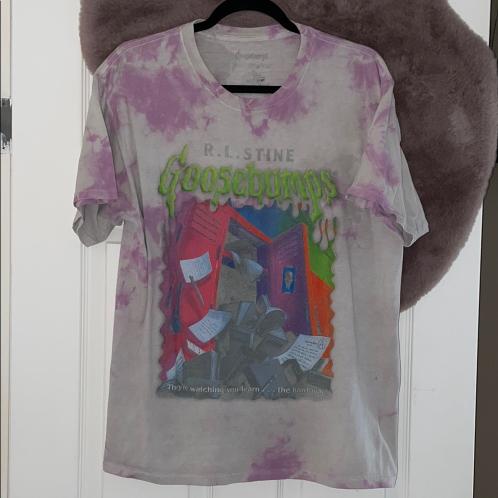 Purple Short Sleeve Tie-Dye Tee
